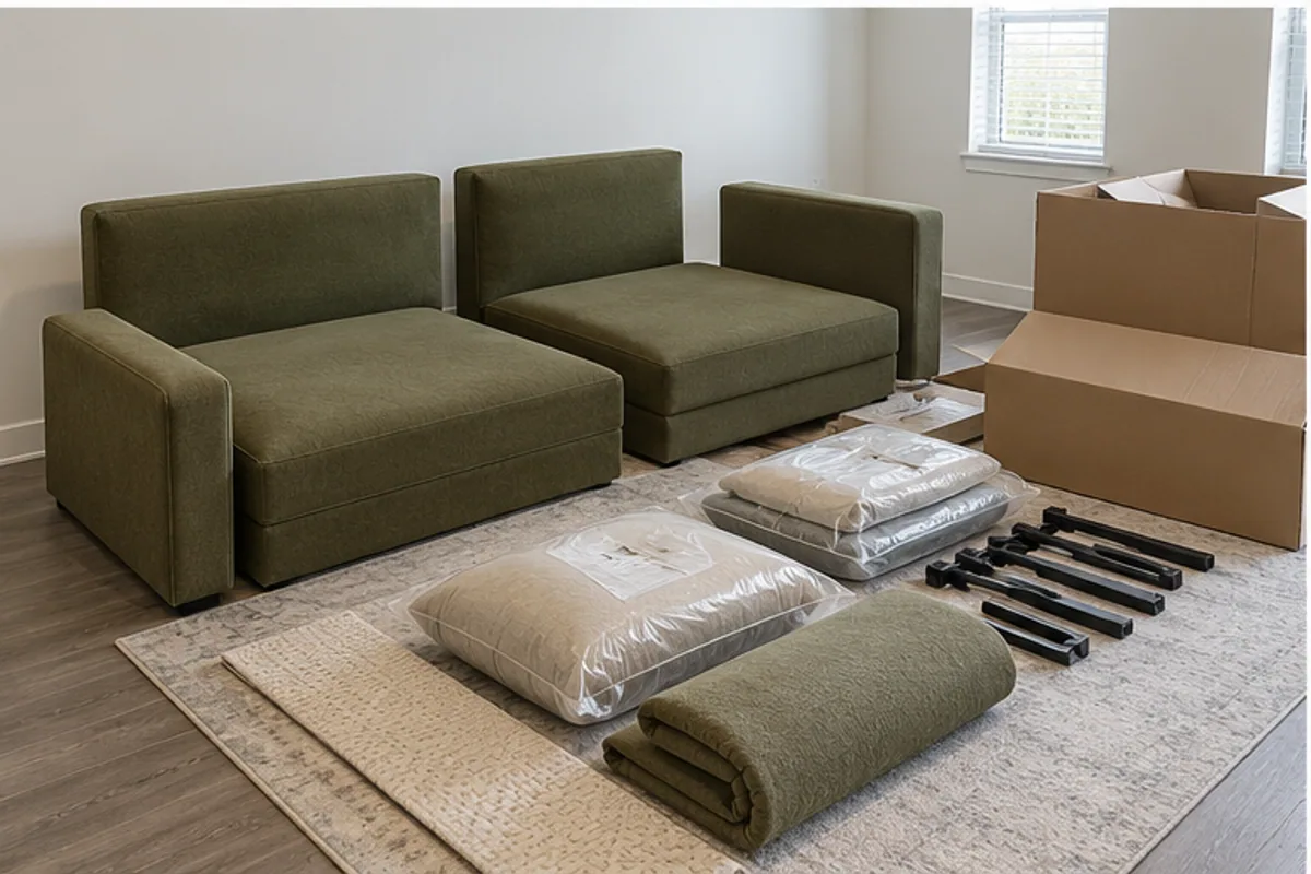 Sofa and home living selection